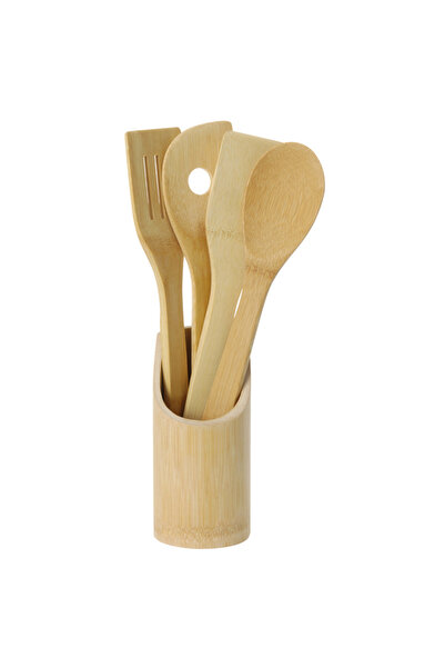 Koopman International Set de tacâmuri de bucătărie Koopman, 5 piese, bambus, ...