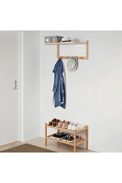 IKEA ayakkabılık, bambu, 60 cm