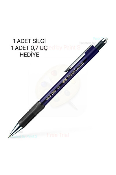 Faber Castell Versatil 1347 Uçlu Kalem 0.7 mm NAVY BLUE MAVİ - 1 ADET SİLGİ 1...