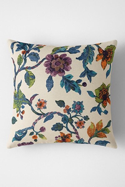 Pyramid Home Linen Throw Pillow Cover Stain Resistant Waterproof Single Zippered