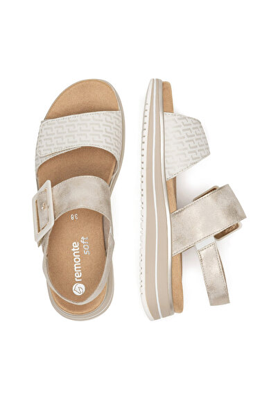 Remonte women's sandals gold D1J53-90