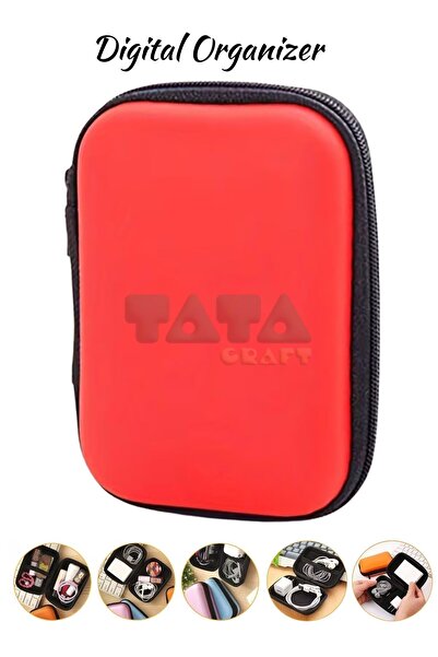 TATA CRAFT Eva Dijital Aksesuar USB Şarj Kablo Oyun Kartları Düzenleme Saklam...