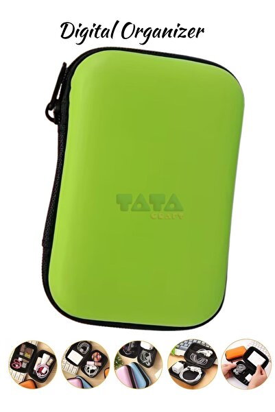 TATA CRAFT Eva Dijital Aksesuar USB Şarj Kablo Oyun Kartları Düzenleme Saklam...