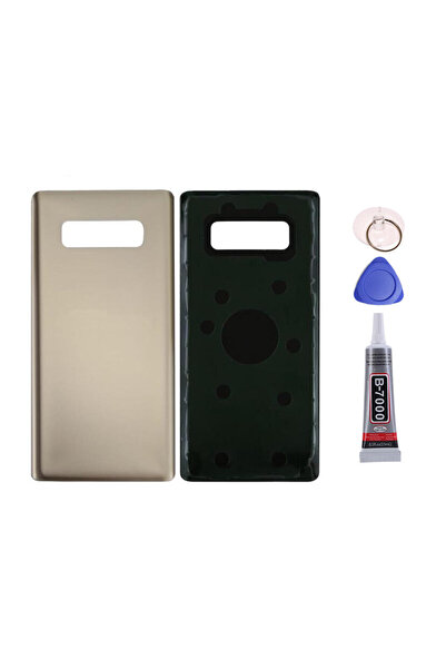 Yedcom Samsung NOTE 8 Gold Uyumlu Arka Pil Kapağı Batarya Kapağı 15ML Yapışka...