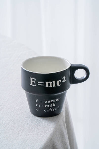 ACAR Ruby Porcelain Espresso Cup Black - 205 ml