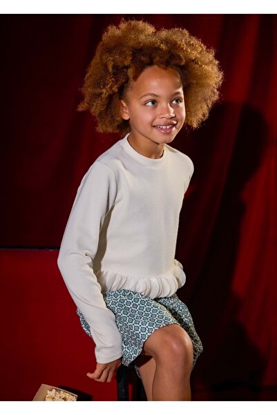 MAYORAL Girl's Sweater White