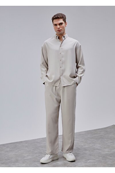 Boris Becker Bej Renk Dökümlü Pantolon