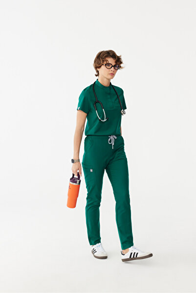 SAR UNIFORM Cosmos Alpine Green Hakim Yaka material elastic Set de uniforme p...