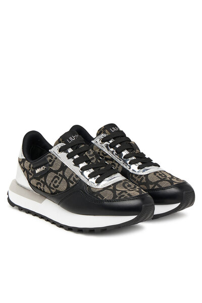 Liu Jo sneakers women Black/Silver 01039 Evelyn