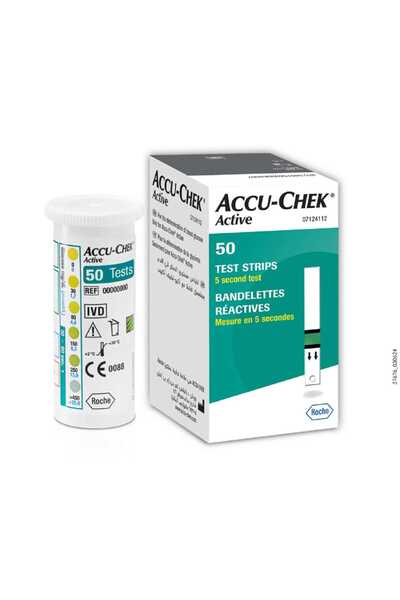 ACCU CHECK ACTIVE 50S TEST STRIPS