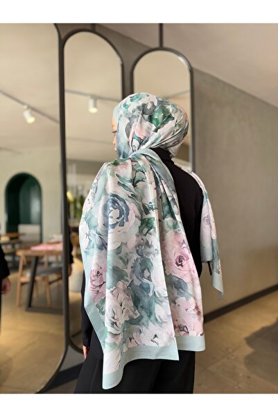 İpekhan Renkli Desenli Pamuk Şal – Canlı ve Modern Tasarım