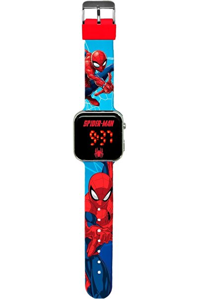 KIDS LICENSING ساعة أطفال رقمية LED بتصميم سبايدرمان - أزرق