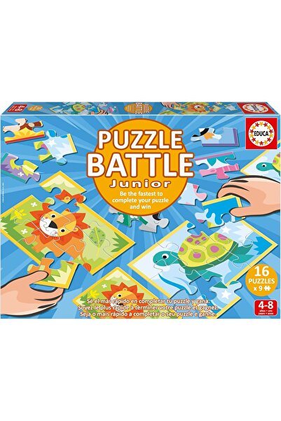 EDUCA Puzzle Battle Animals (Ages 4+) - 144 Pieces