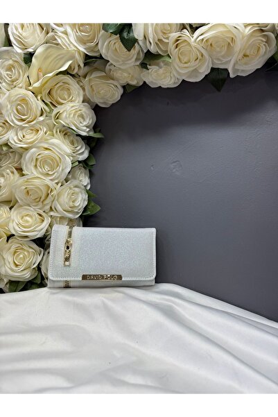 MİOSSA محفظة نسائية بيضاء لامعة