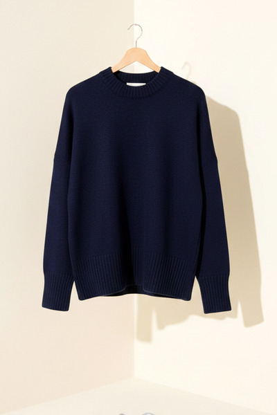 FERHEL Pulover cu nervuri supradimensionat pentru femei