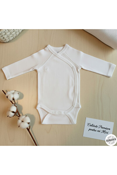 OEM Set cadou vis lin body + swaddle alb