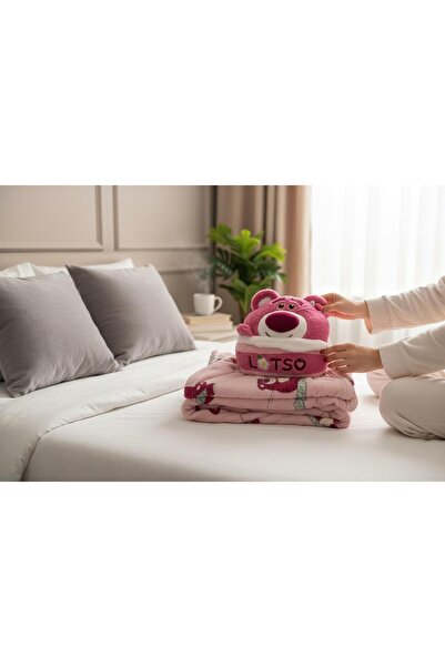 onestophube 35 cm Battaniyeli Peluş Ayıcık Uyku Arkadaşı – 4 Renk Seçeneği