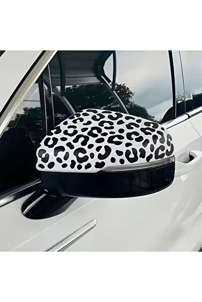 ÖZGÜL REKLAM 2 Adet Leopar Desenli sticker Araba sticker Araç Sticker / Motor...