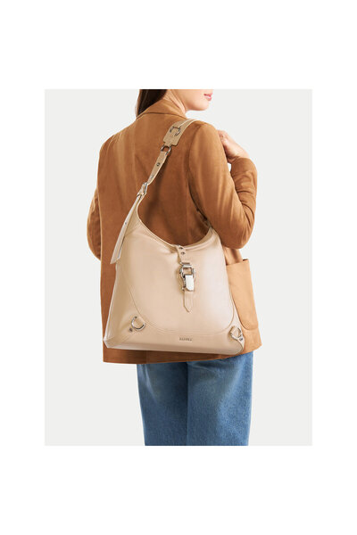BADURA geantă de mână femeie bej BHA7955-BR