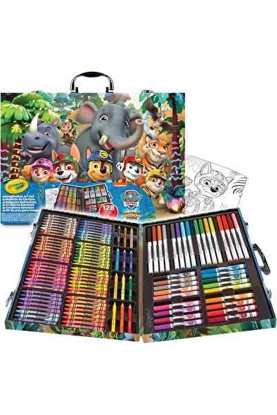 Crayola Paw Patrol Mighty Movie Painting Case, Creative Set with 128 Pieces, ...