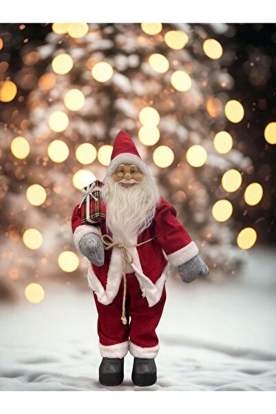 ANATOLİAFLOWERS Noel Baba 60 cm – Ayakta Duran Peluş Yılbaşı Dekoru | Anatoli...