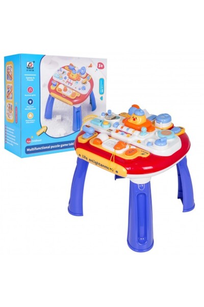 Ramiz Masă de joacă interactivă multifuncțională cu activități pentru copii mici