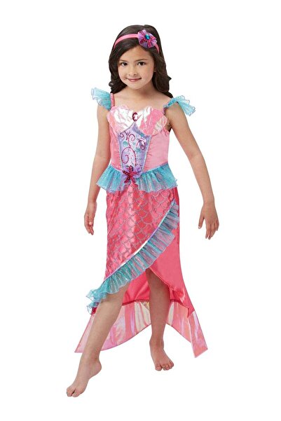 Rubies زي أميرة حورية البحر الفاخر - مقاس متوسط للأطفال (5-7 سنوات)