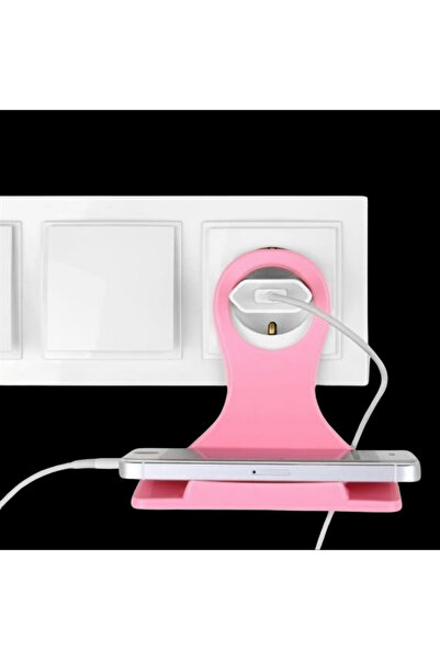 tg tek-iş global Universal Mobil Şarj Priz Askısı ve Telefon Tablet Tutucu Stand