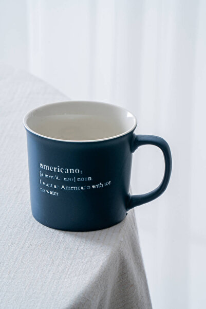 ACAR كوب روبي بورسلين أزرق داكن - 350 مل