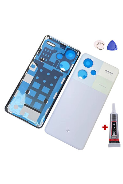 Yedcom Xiaomi Redmi Note 13 Pro Plus 5G Beyaz Arka Kapak Batarya Kapağı Pil K...