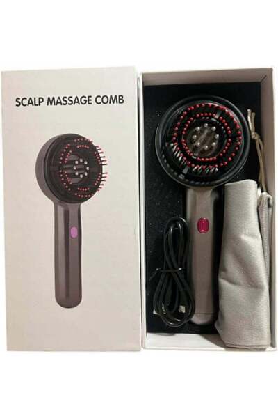 Tiger مدلك فروة الرأس الكهربائي وفرشاة الشعر - 2 في 1 مع موزع للزيوت العطرية،...