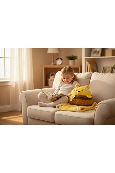 onestophube 35 cm Battaniyeli Peluş Ayıcık Uyku Arkadaşı – 4 Renk Seçeneği