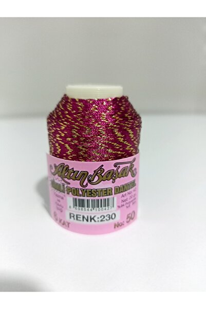 Altınbaşak Glitter Polyester Embroidery Thread and Lace Thread 20 Gr No.50 6 Ply