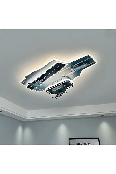 ALC-Shop FIGHTER LED Chandelier, 128W, Cold/Warm/Neutral light, Silver