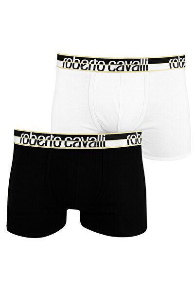 Roberto Cavalli Men's 2 Pack Stretch Boxer Briefs