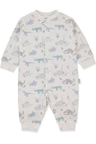 Bebetto Interlock Mini Jumpsuit Without Socks (Me and Dudes) Ecru