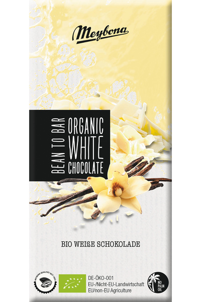 Meybon Ciocolata alba, bio, 100g, Meybona