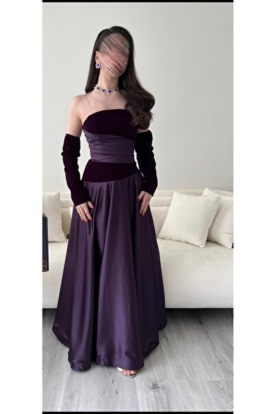 zahraa فستان سهرة تفته على جوخ