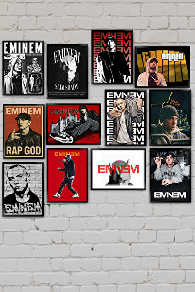 TABLOX Eminem Slim Shady Rap God Rapper 8 Mile Set de pictură decorativă din ...
