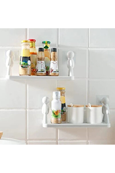 Epilons رف حائط لاصق متعدد الأغراض مع شكل إنسان