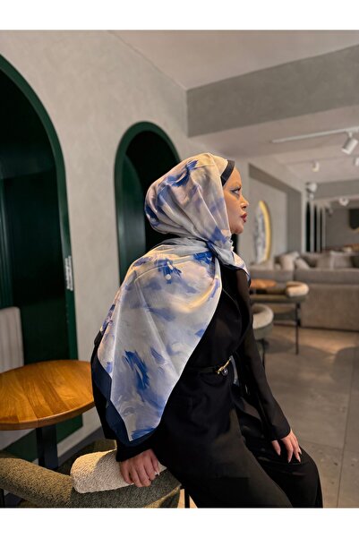İpekhan Renkli Desenli Pamuk Şal – Canlı ve Modern Tasarım