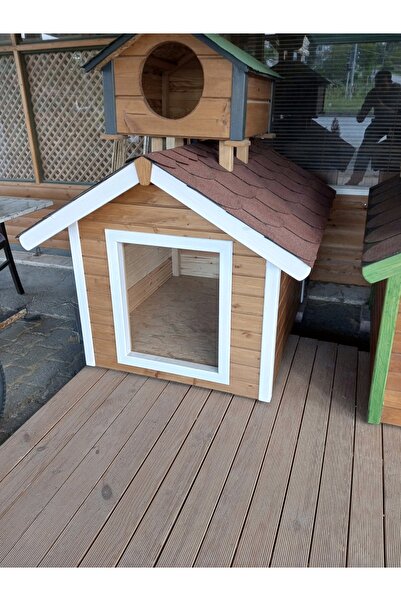 Ulcay Ahşap Büyük Boy Ahşap Köpek Klübesi
