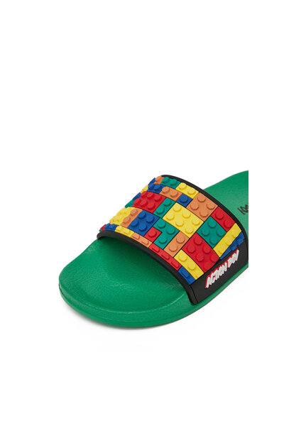 Action Boy Flip Flops Boys Green P3047043K