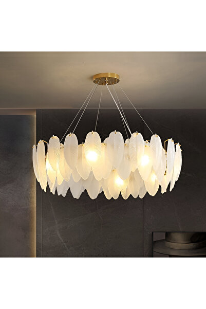 ALC-Shop Candelabru Cristal VAUX-LE-VICOMTE Eleganza, 6x E14, Diametru 49cm, Auriu, Inaltime Reglabila