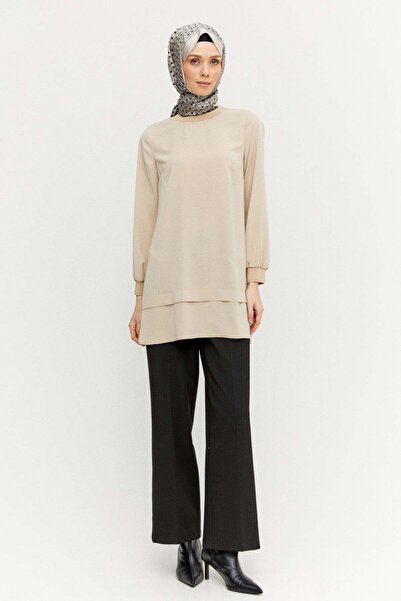 Setrms Ribanalı Krep Basic Tunik