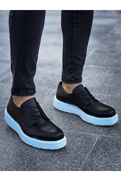 Lucy Shoes YG001 Classic Lace Ανδρικά κλασικά παπούτσια με κορδόνια CBT - Μαύρο