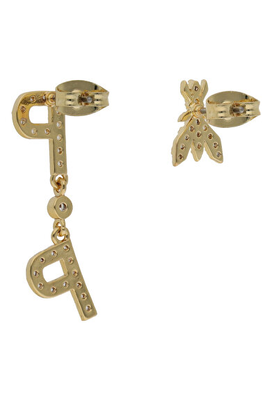 Patrizia Pepe earrings woman Gold/Crystal