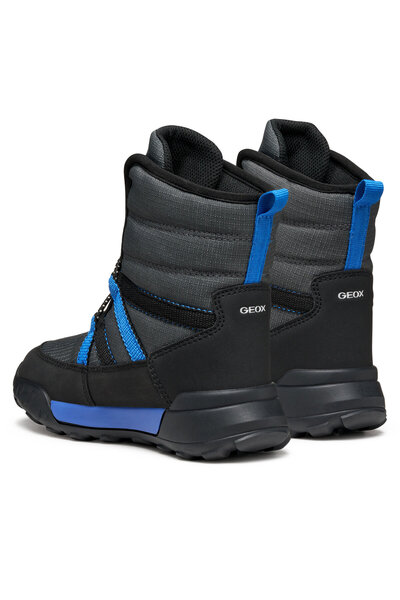 Geox Snow Boots Boys Dk Grey/Royal J Trekkyup B Abx J46