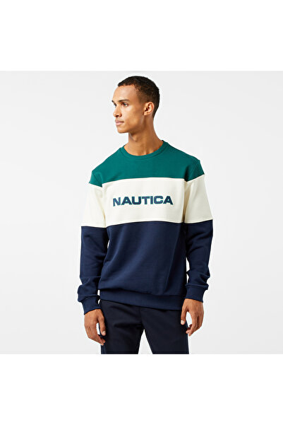 Nautica Erkek Yeşil Regular Fit Sweatshirt