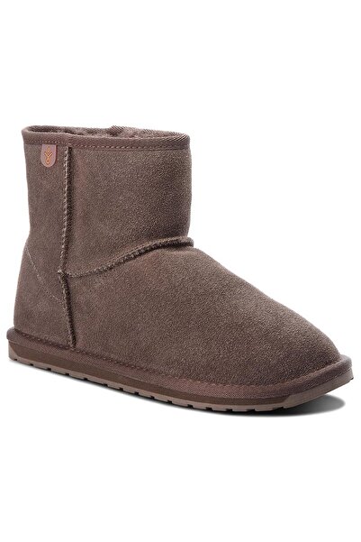 EMU Australia Ghete de zăpadă unisex Wallaby Mini Teens, culoare ciocolată